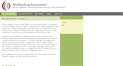Desktop Screenshot of multitaskingtests.com
